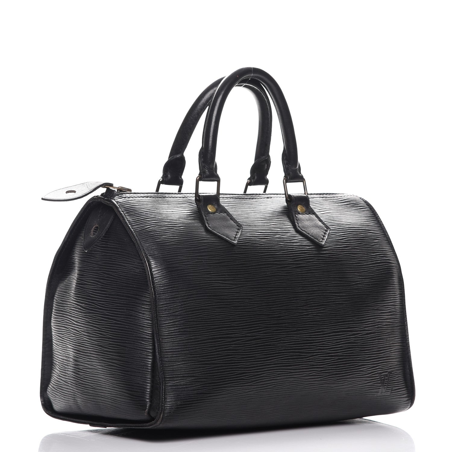 Louis Vuitton Epi Speedy 25 Black 3 of 19