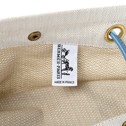 Hermes Canvas Epsom Aline Grooming Bag Craie 5 of 9