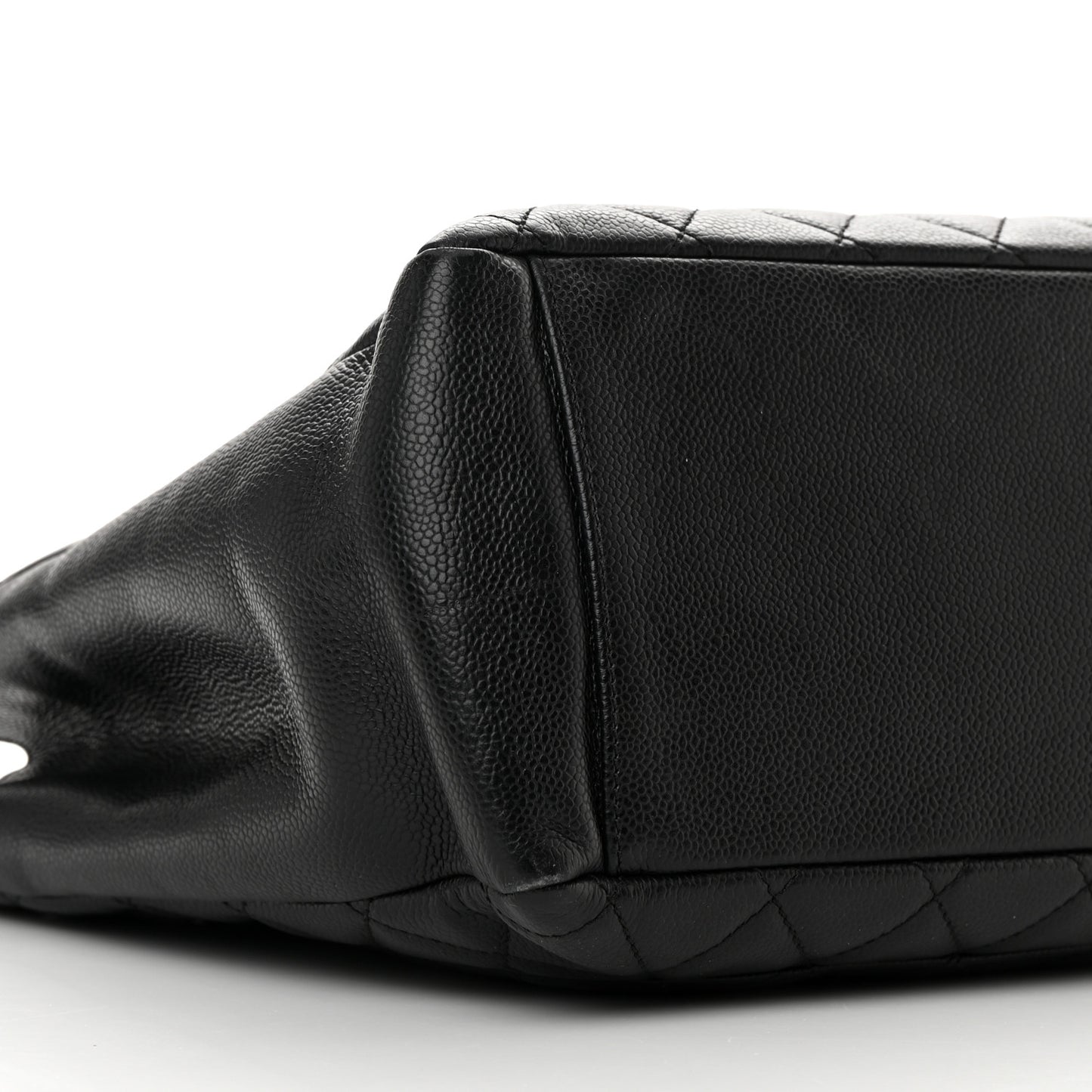 Caviar Quilted Grand Shopping Tote GST Black