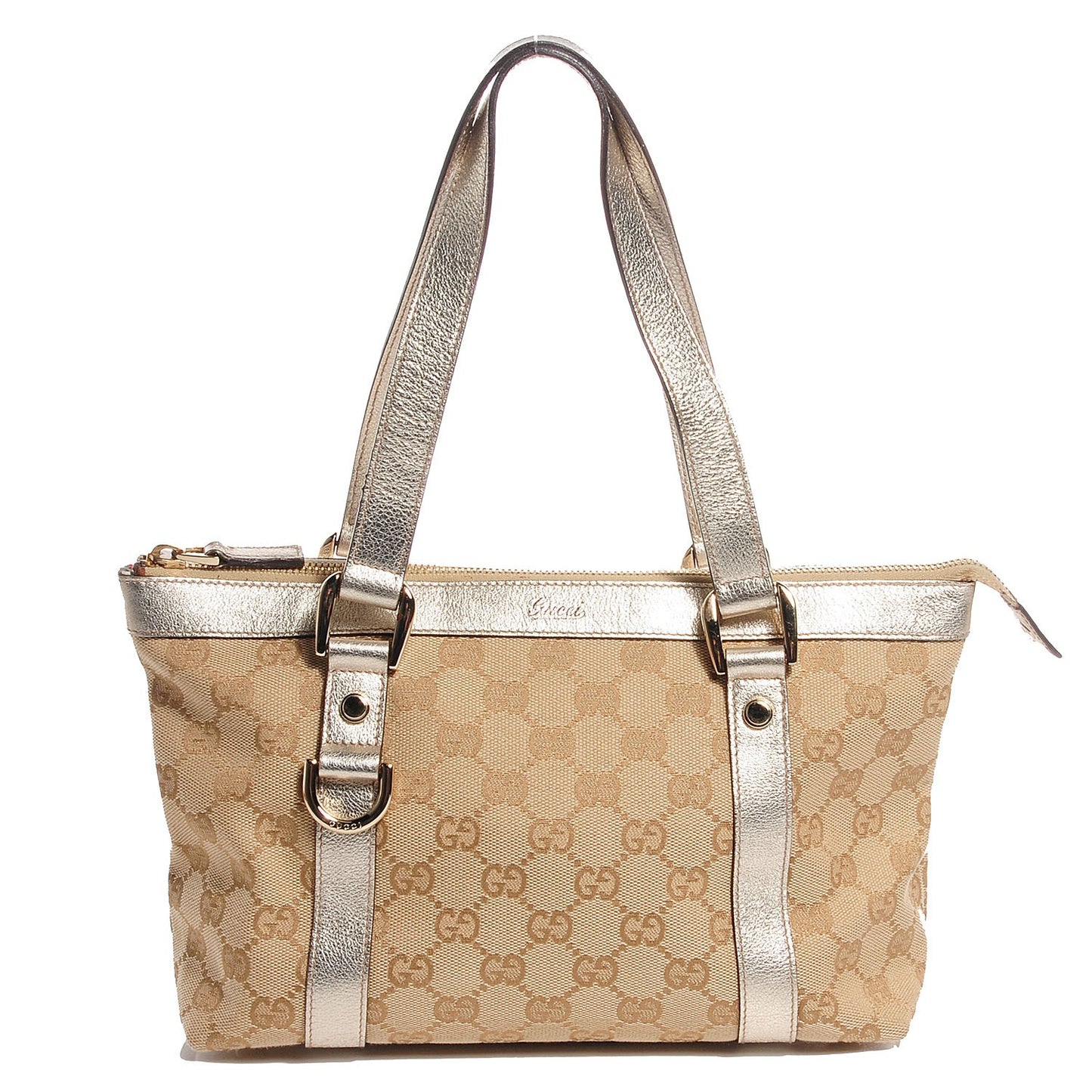 Monogram Small Abbey Tote Platinum