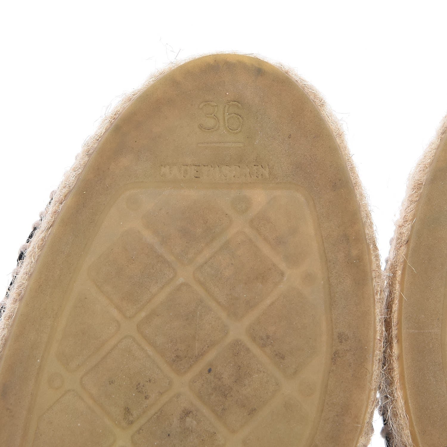 Chanel Lambskin CC Espadrilles 36 Black 5 of 12