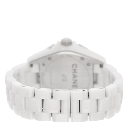 Chanel Stainless Steel Ceramic 38mm J12 Moonphase Automatic Watch White 4 of 5