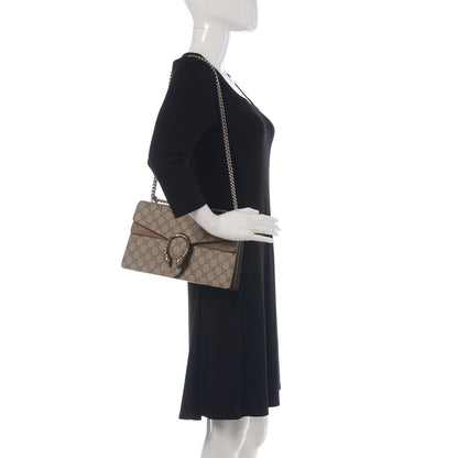 Gucci GG Supreme Monogram Small Dionysus Shoulder Bag Taupe 2 of 11