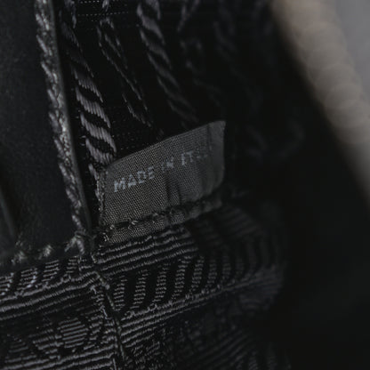 Prada Saffiano Flat Messenger Bag Black 7 of 11