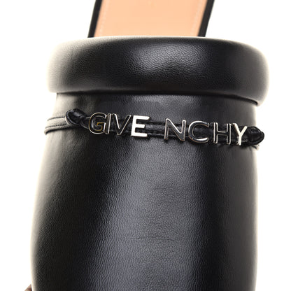 Givenchy Lambskin Elba Logo Mule Slippers 41 Black 10 of 11