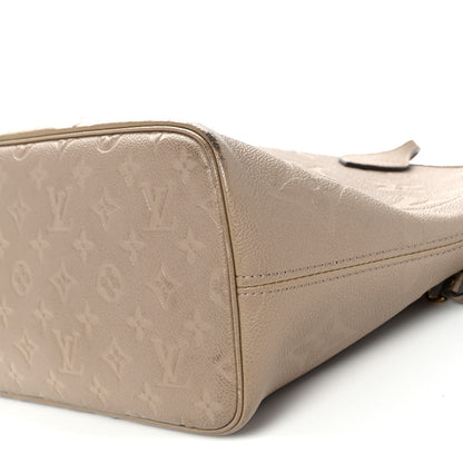 Louis Vuitton Empreinte Monogram Giant Neverfull MM Tourterelle 10 of 12