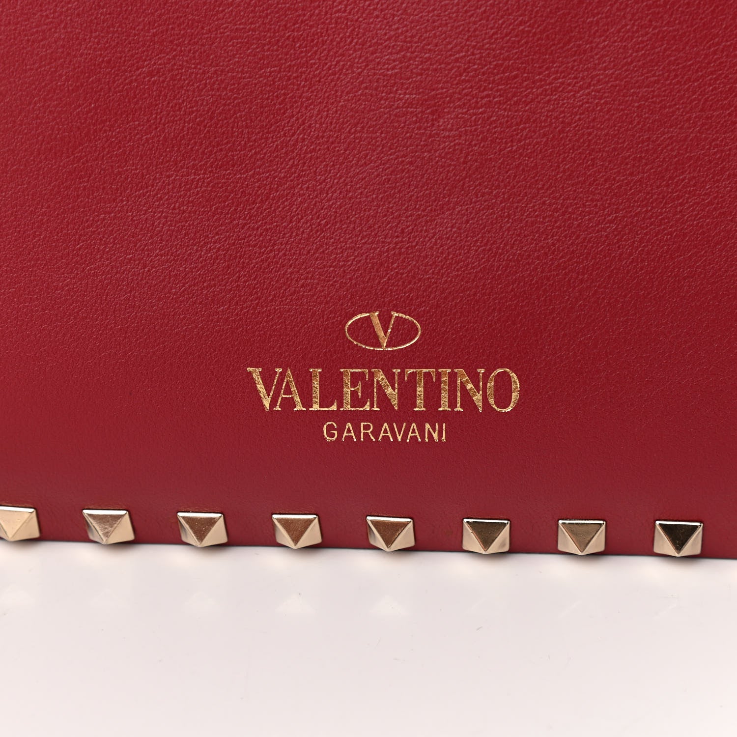 Valentino Garavani Vitello Medium Rockstud Flap Saddle Bag Scarlet 7 of 10