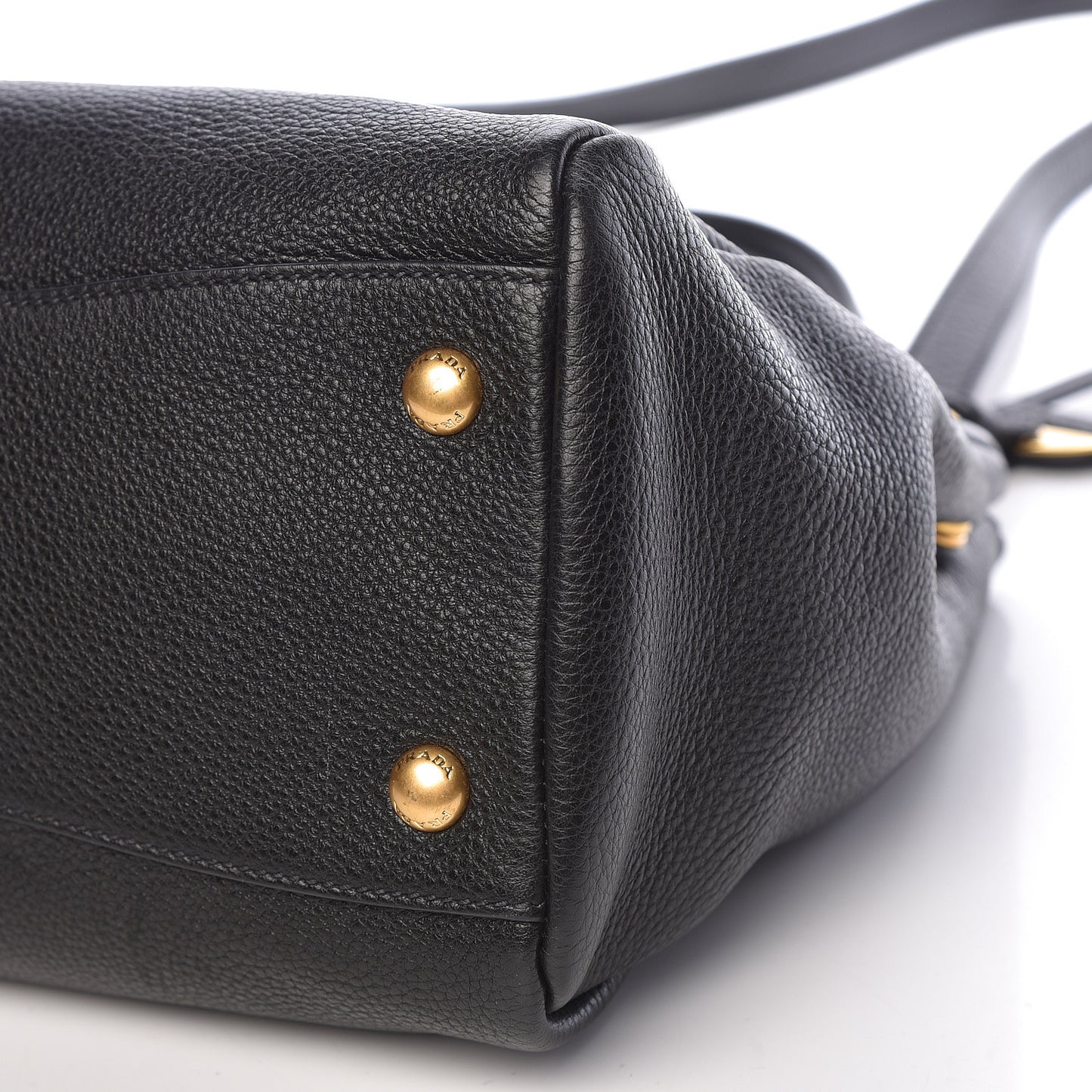 Vitello Phenix Shopping Bag Black