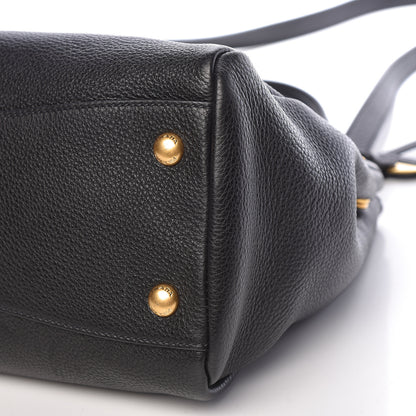 Prada Vitello Phenix Shopping Bag Black 10 of 10