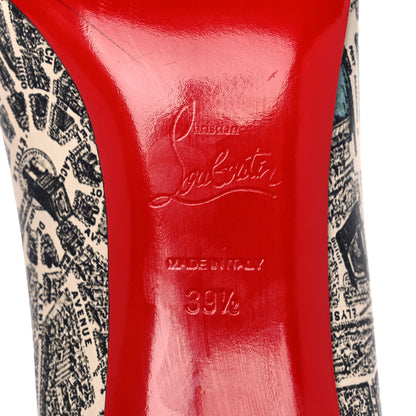 Christian Louboutin Calfskin Plan De Paris Pigalle Follies 100 Pumps 39.5 Multicolor 6 of 10