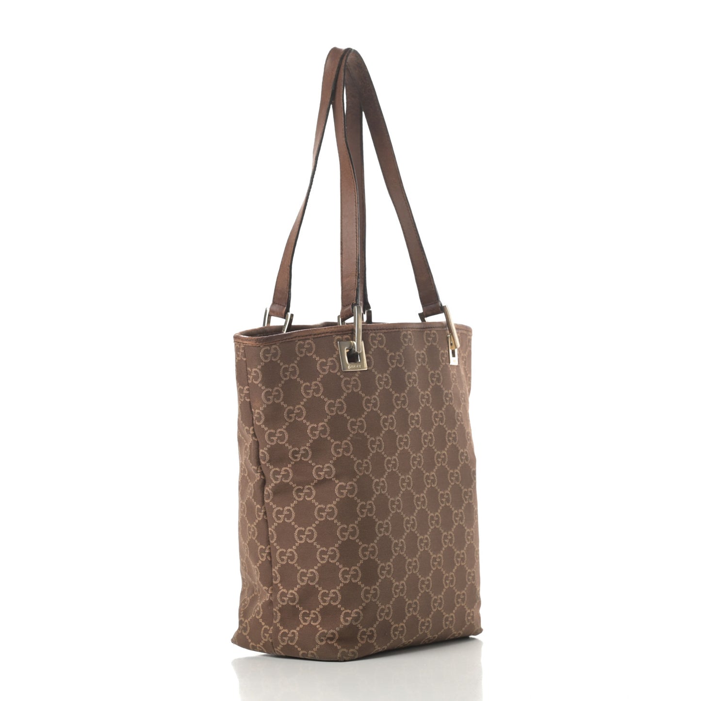 Monogram Small Bucket Tote Brown