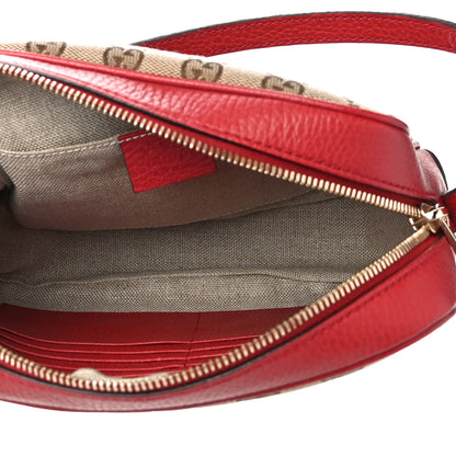 Gucci Monogram Mini Bree Messenger Bag Red 5 of 11
