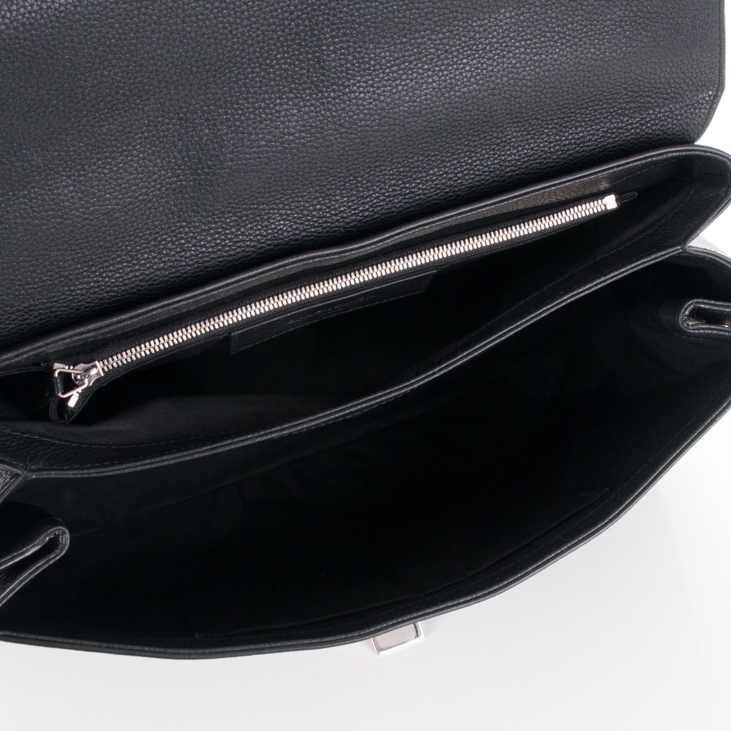 Baby Grained Calfskin Le Dix Large Soft Cartable Black