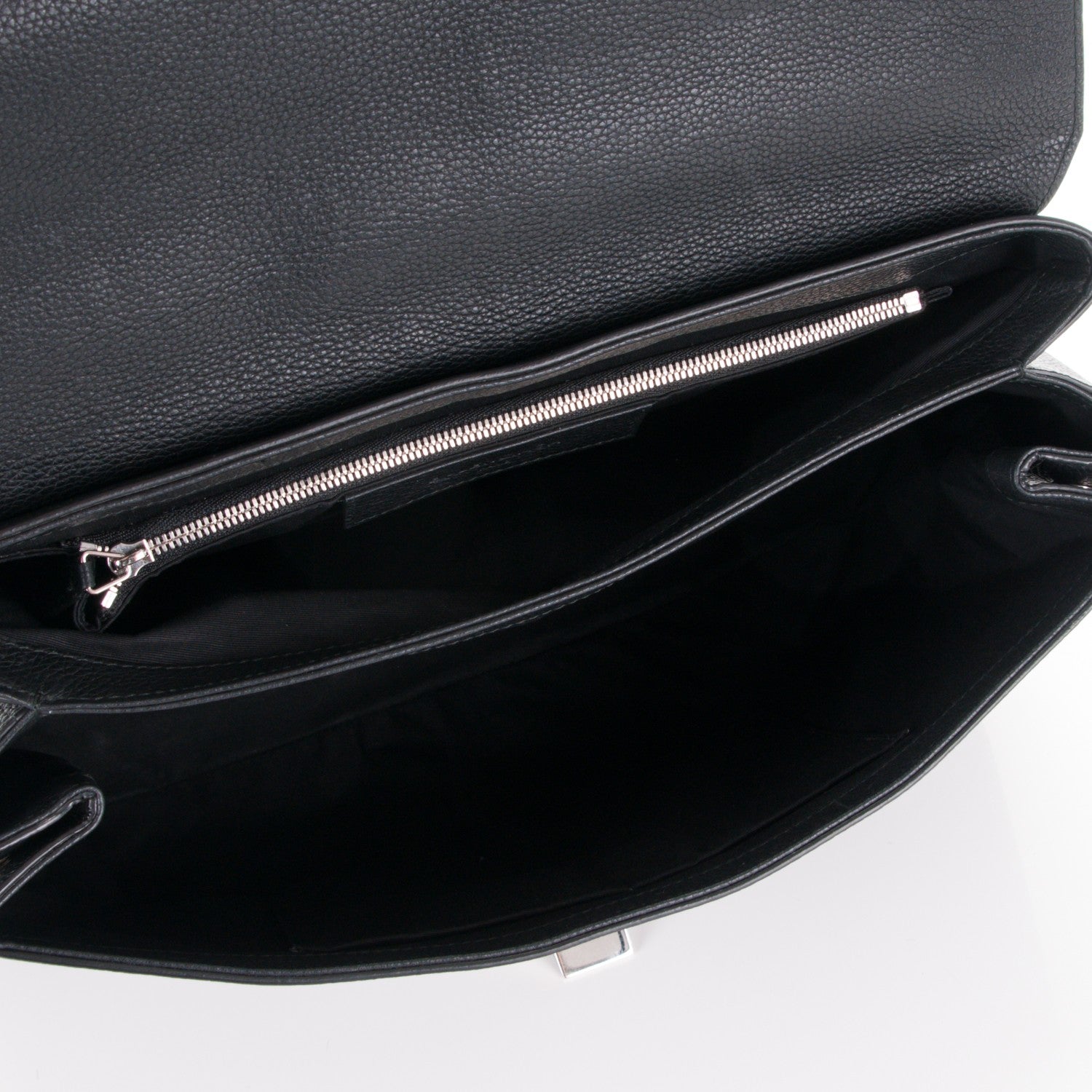 Balenciaga Baby Grained Calfskin Le Dix Large Soft Cartable Black 6 of 8