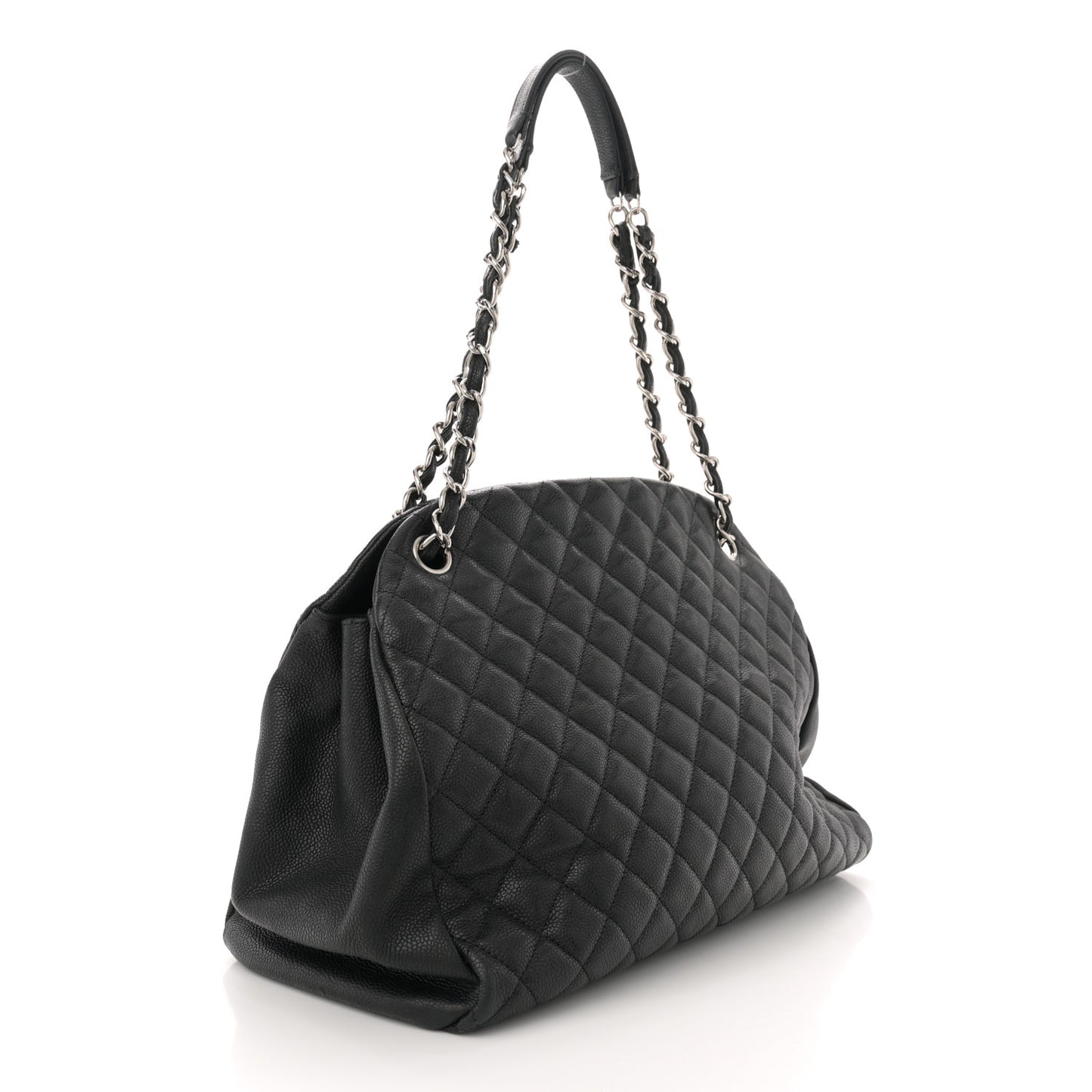 Caviar Quilted Large Just Mademoiselle Black