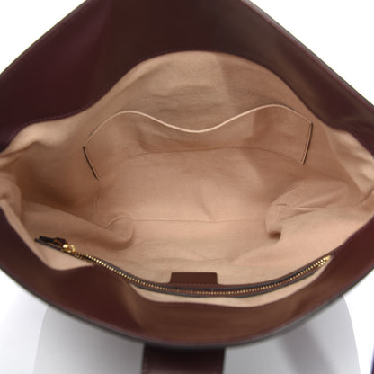 Gucci GG Monogram Calfskin Medium Arli Shoulder Bag Sahara Rubino Chardonnay 5 of 10