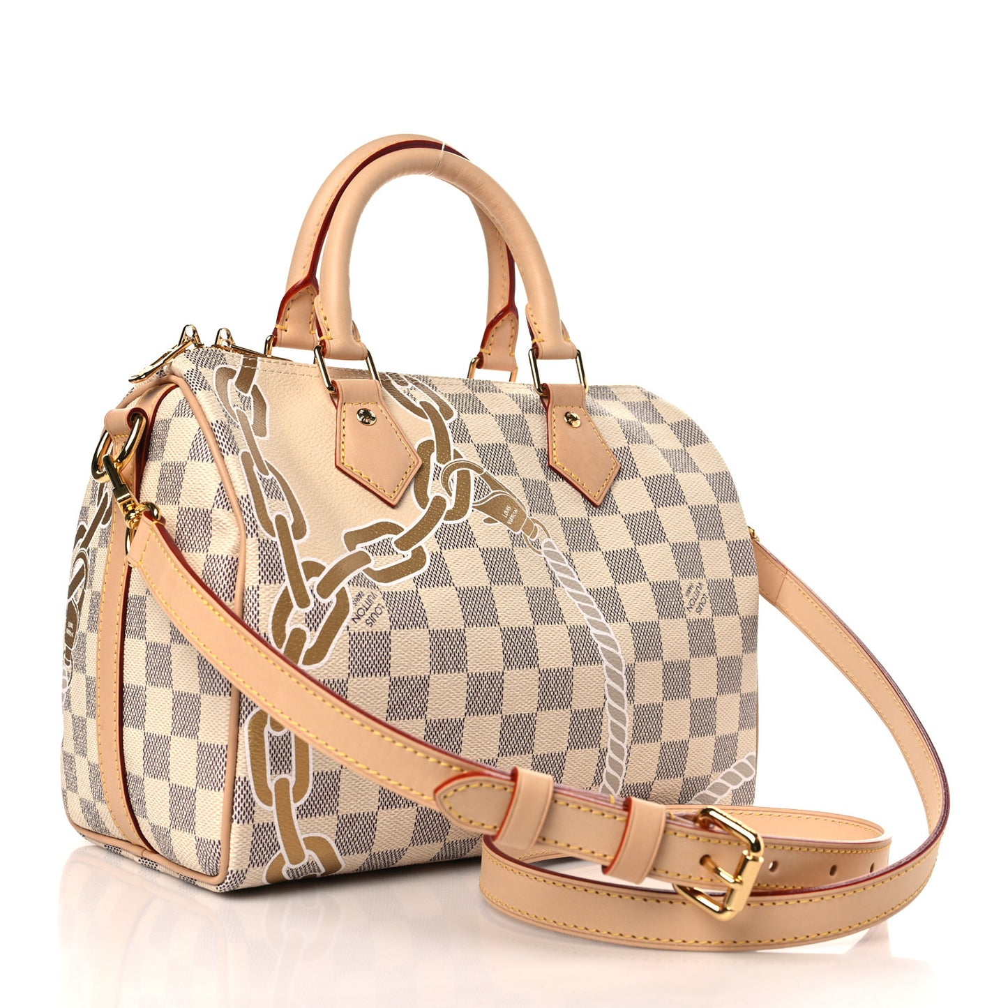 Damier Azur Nautical Speedy Bandouliere 25