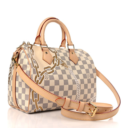 Louis Vuitton Damier Azur Nautical Speedy Bandouliere 25 3 of 8