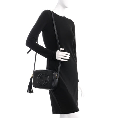 Gucci Pebbled Calfskin Small Soho Disco Bag Black 2 of 8