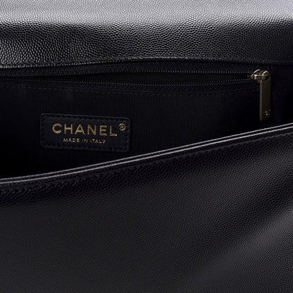 Chanel Caviar Quilted New Medium Boy Flap Black 6 of 9
