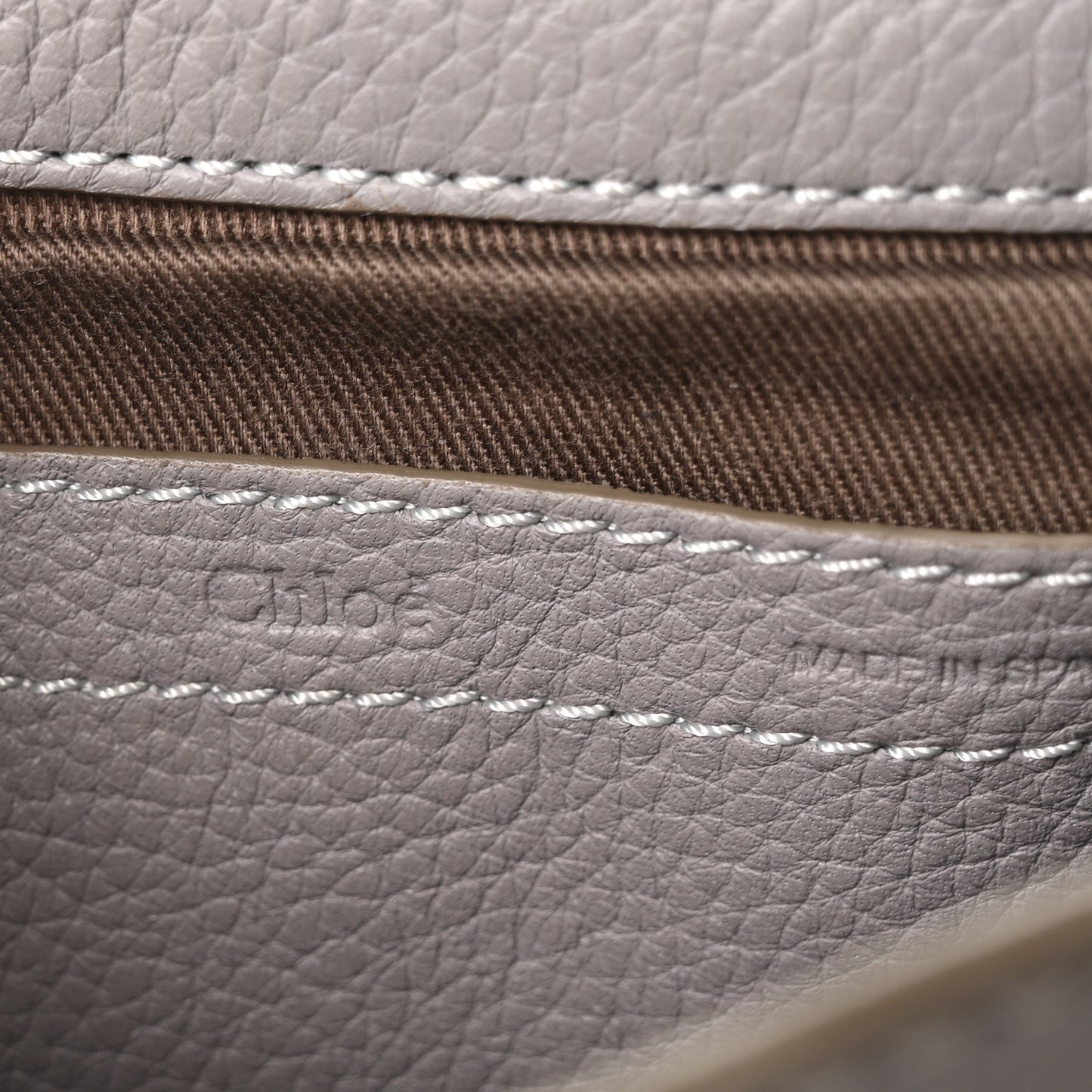 Calfskin Mini Marcie Round Crossbody Bag Cashmere Grey