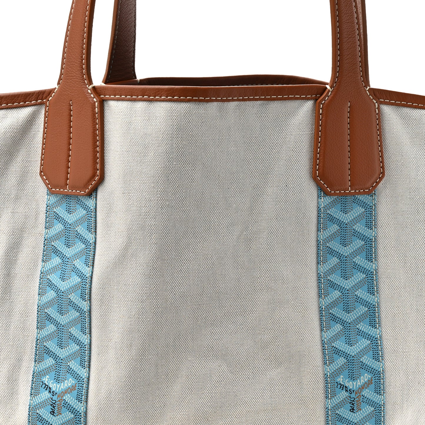 Goyardine Reversible Belharra Light Blue