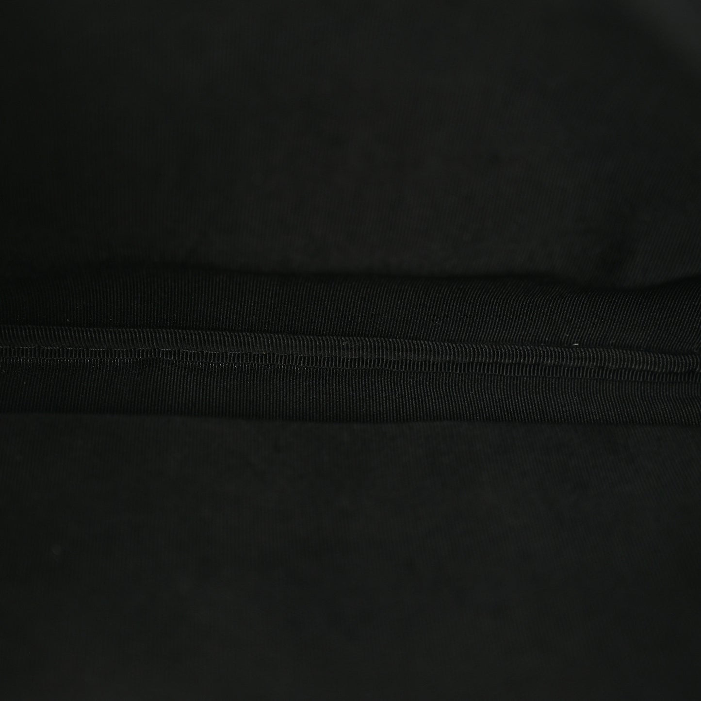 Coated Canvas Calfskin Camellia Printed Pouch Black Beige