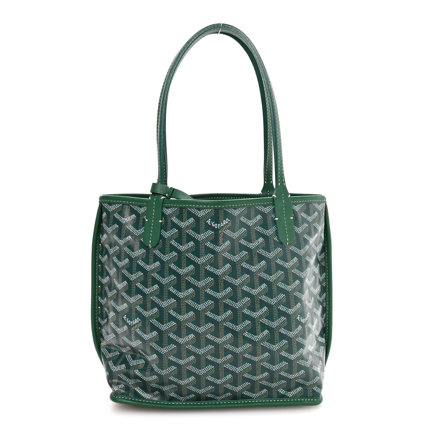 Goyardine Reversible Mini Anjou Green