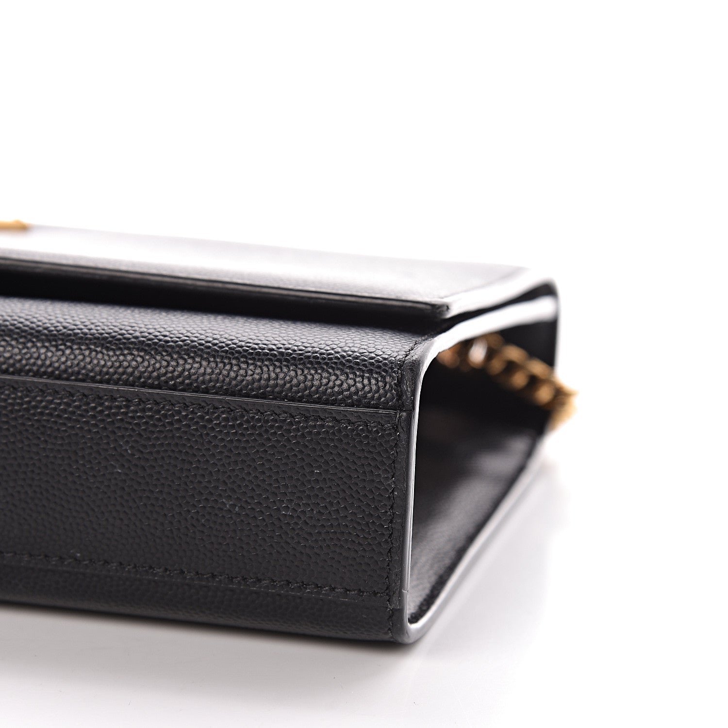 Saint Laurent Grain De Poudre Medium Classic Monogram Kate Satchel Black 11 of 11