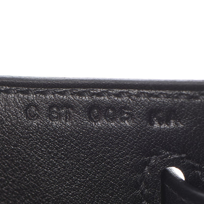 Hermes Swift Kelly Pochette Clutch Black 9 of 27