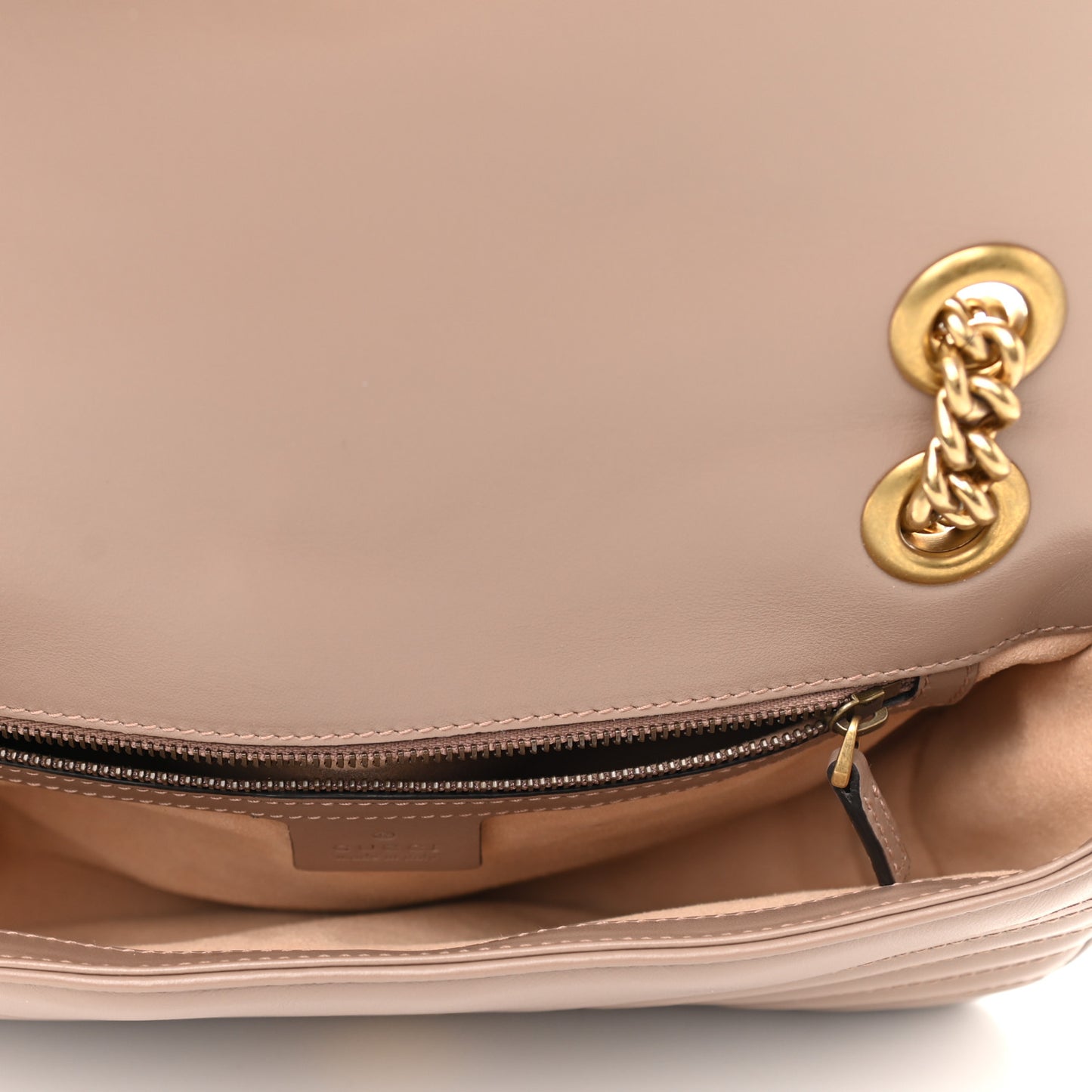 Calfskin Matelasse Small GG Marmont Shoulder Bag Porcelain Rose