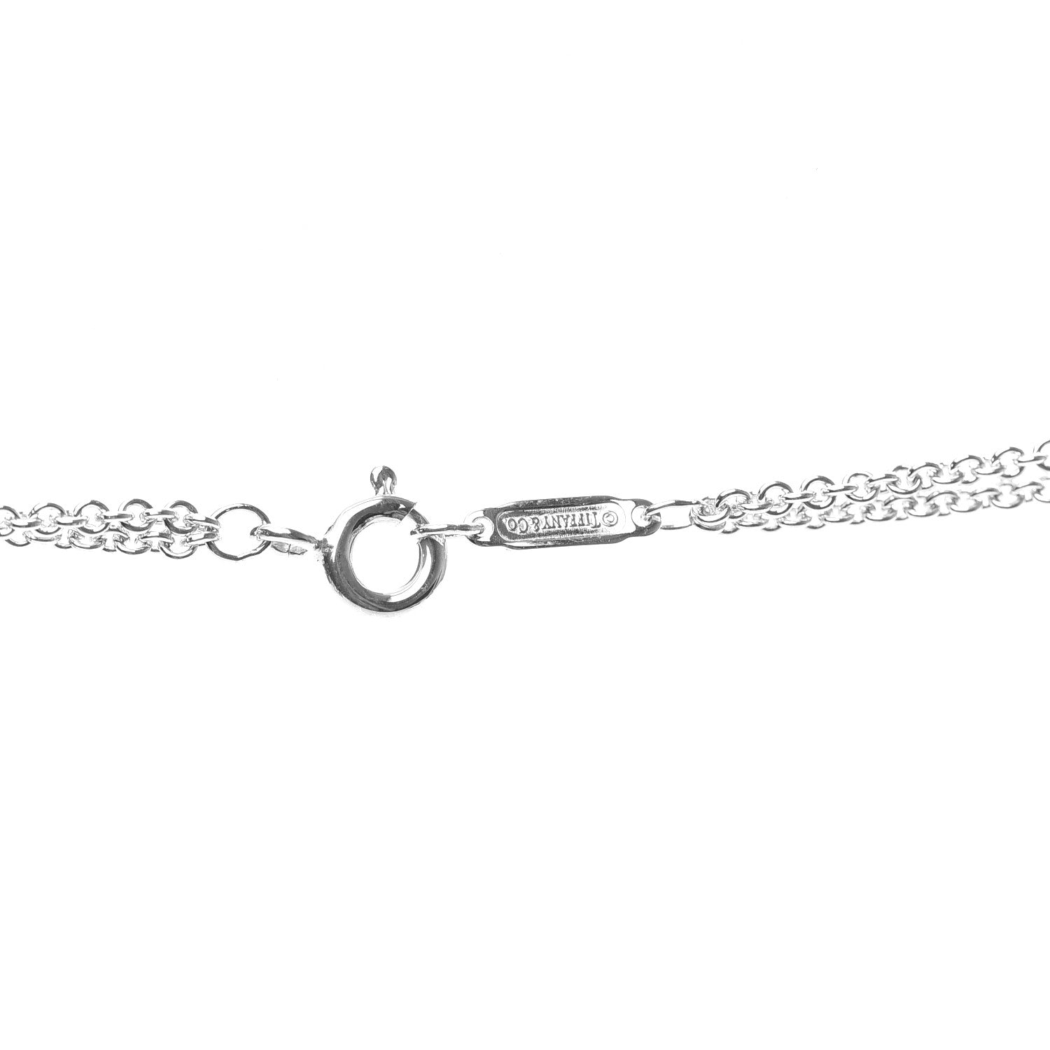 Tiffany Sterling Silver Infinity Pendant Necklace 4 of 6
