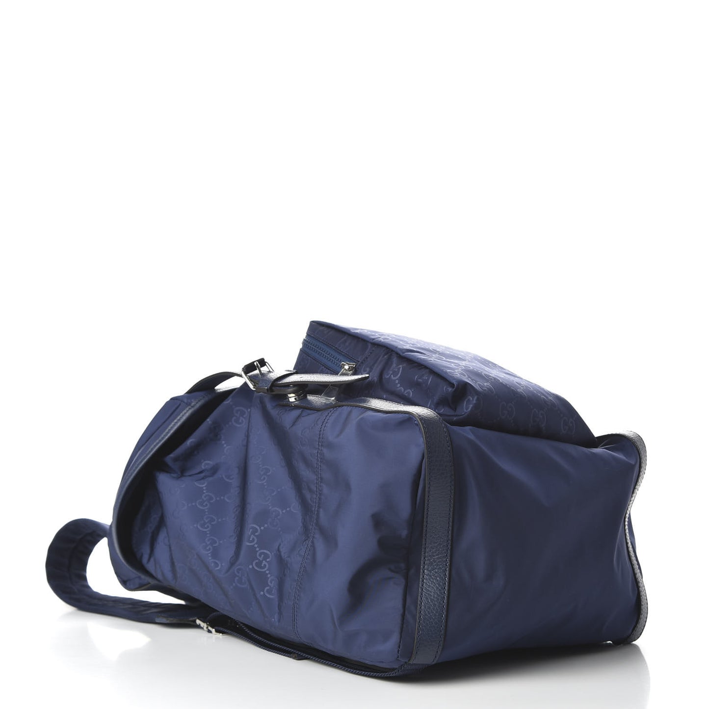 Nylon Monogram Medium Light Double Buckle Backpack Tide