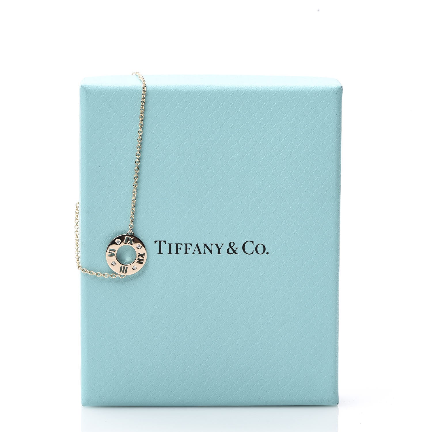Tiffany 18K Rose Gold Diamond Atlas Pierced Bracelet 6 of 6