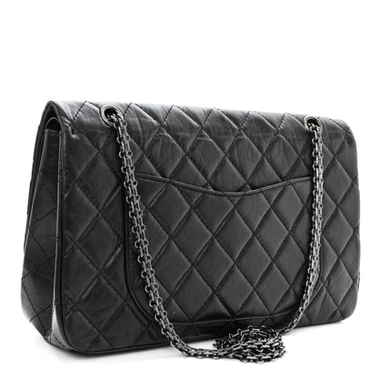 Chanel Aged Calfskin Quilted 2.55 Reissue 227 Flap Black 3 of 11