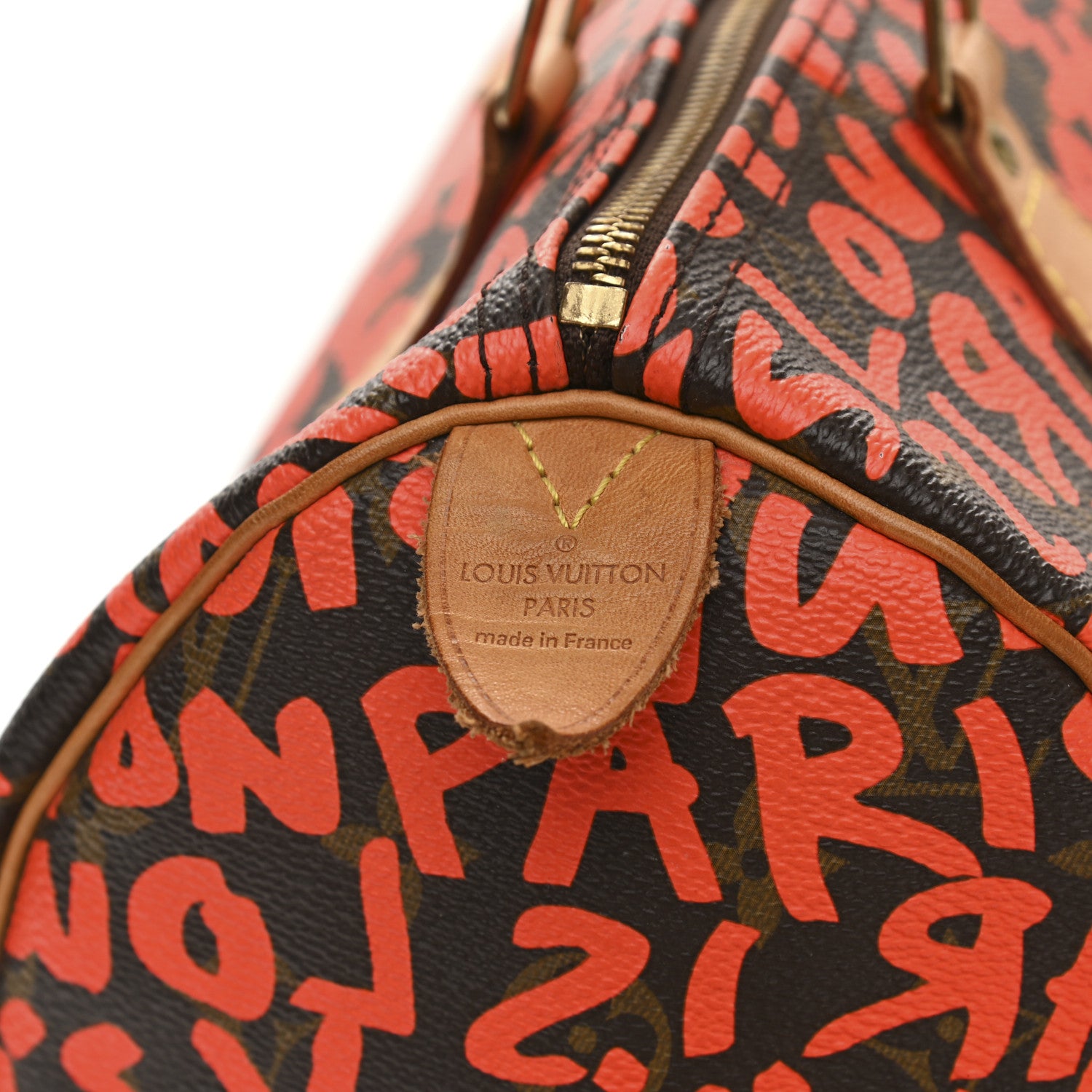 Louis Vuitton Monogram Graffiti Speedy 30 Orange 5 of 12