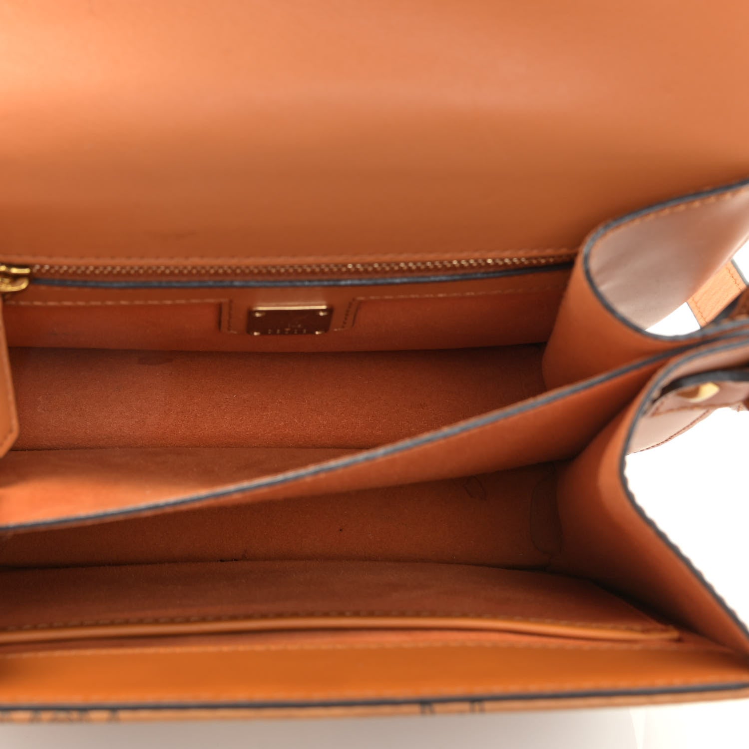 MCM Visetos Patricia Crossbody Bag Cognac 8 of 15