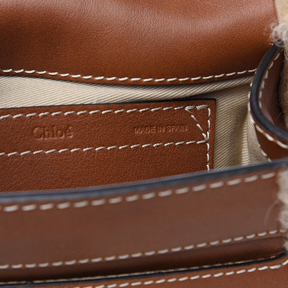 Chloe Small Grain Shiny Calfskin Small Marcie Round Crossbody Bag Caramel 5 of 8