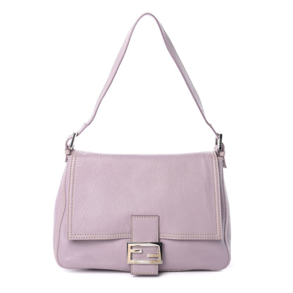 Fendi Nappa Elefante Big Forever Mama Baguette Lilla 1 of 8