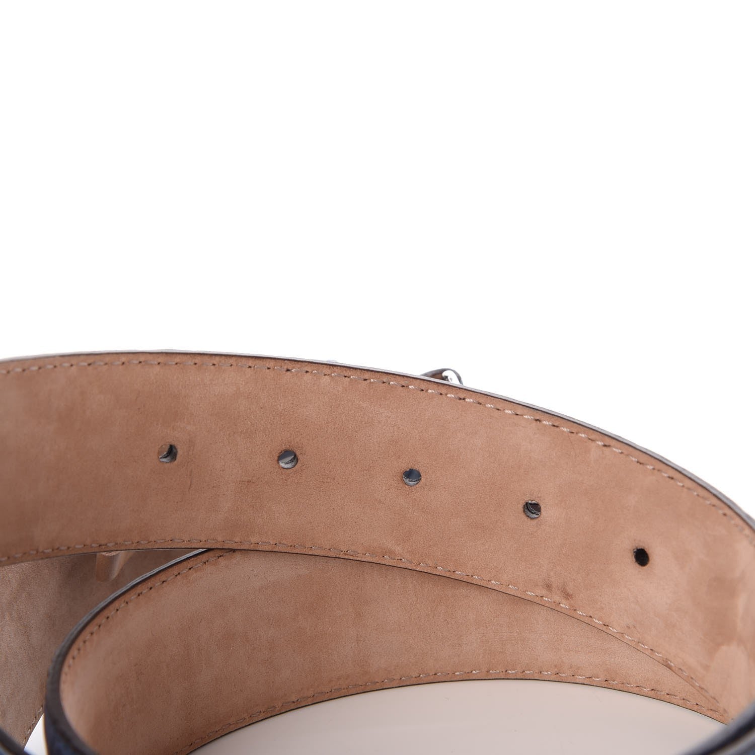 Gucci Guccissima Interlocking G Belt 95 38 Light Blue 4 of 7