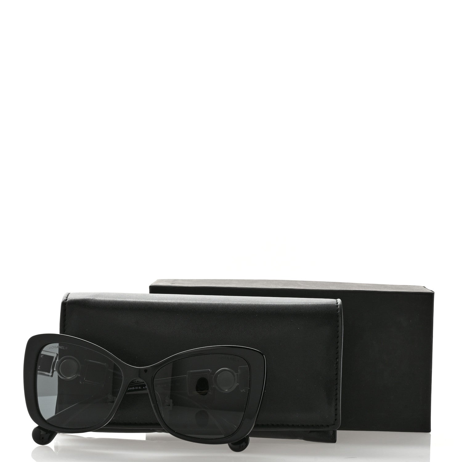 Chanel Acetate Pearl Butterfly Sunglasses 5445-H Black 8 of 8