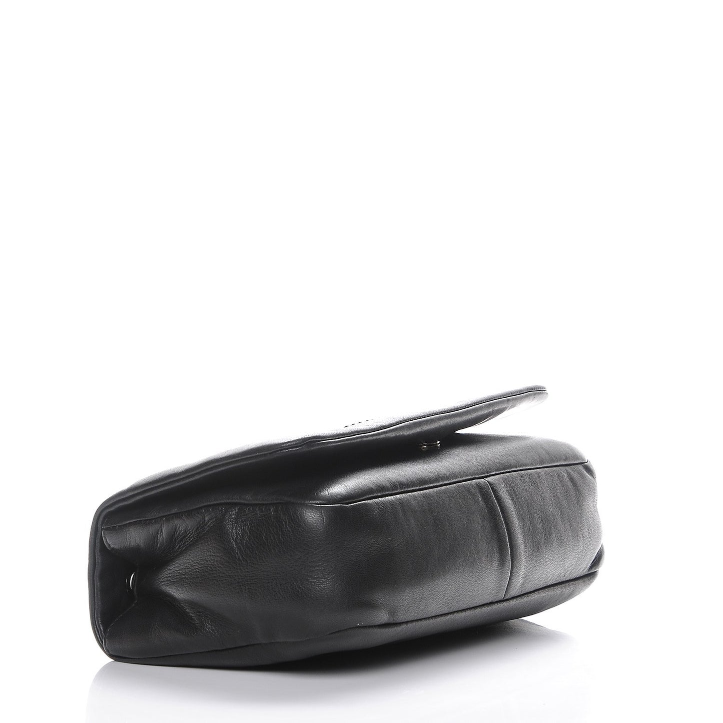 Lambskin Studded CC East West Flap Black