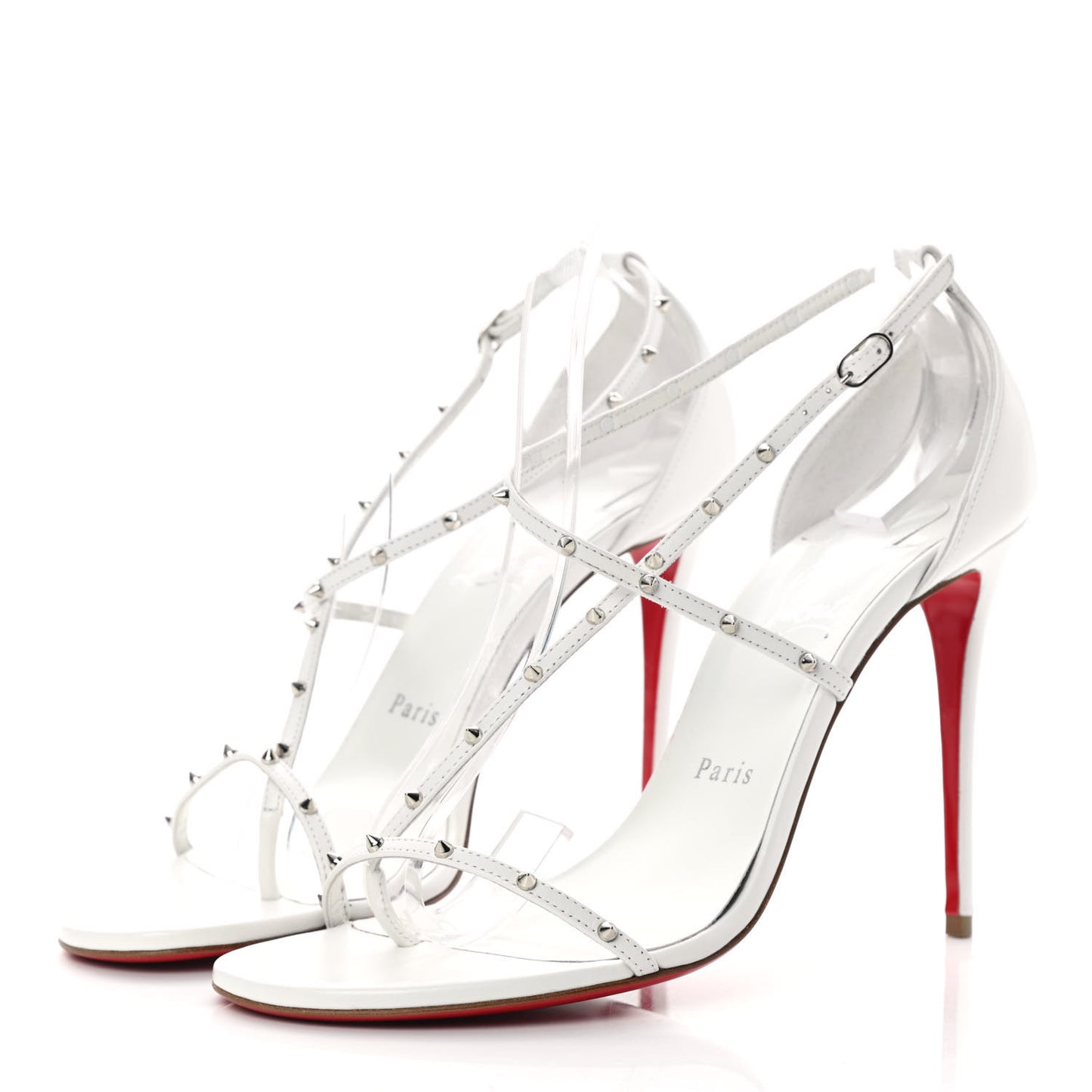 Riojana 100 Spiked Sandals 39.5 White