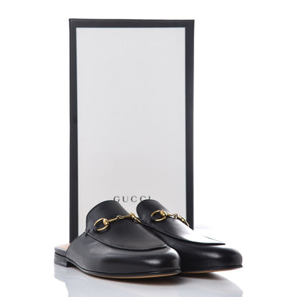 Gucci Calfskin Womens Princetown Slippers 37 Black 9 of 9