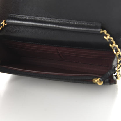 Chanel Caviar Quilted Wallet On Chain WOC Black 5 of 15
