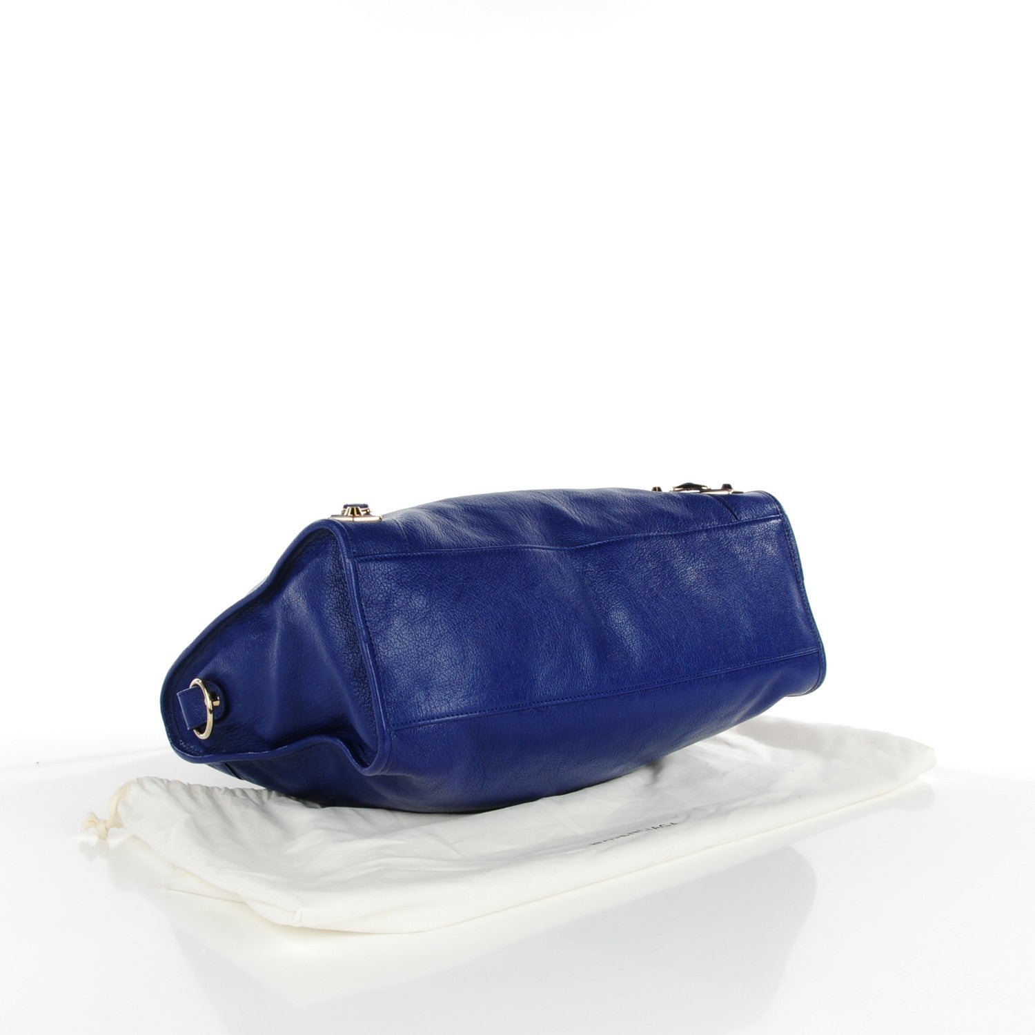 Balenciaga Chevre Gold Metallic Edge Hardware City Bleu Roi 4 of 8