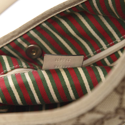 Gucci Monogram Medium New Britt Hobo Off White 7 of 15