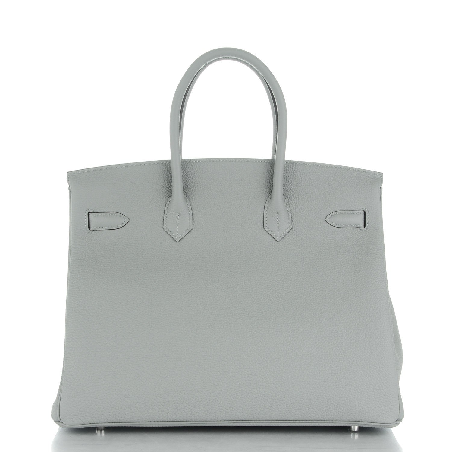 Hermes Togo Birkin 35 Gris Mouette Bleu Agate 4 of 24