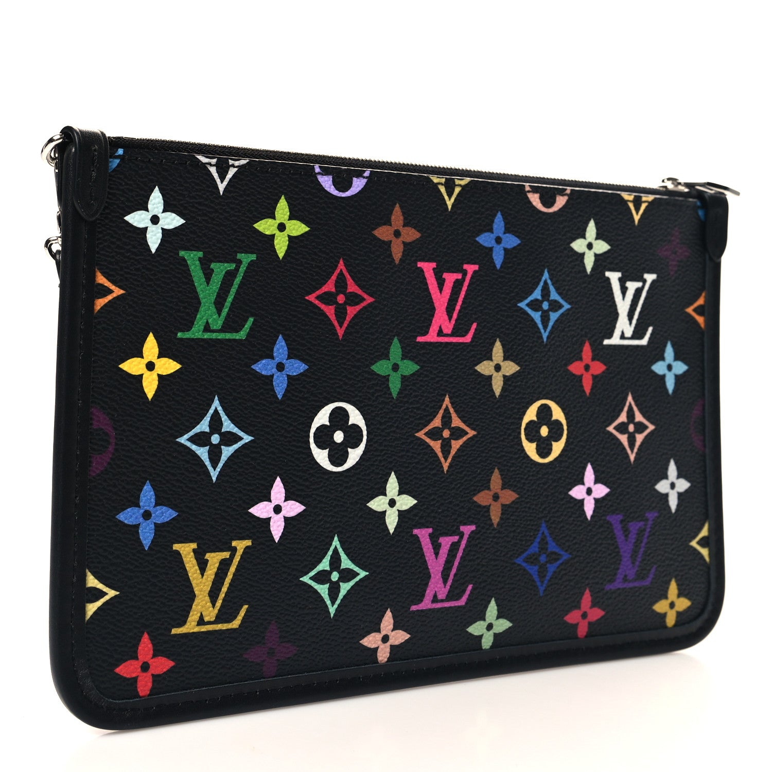 Louis Vuitton LV x TM Monogram Multicolor Carryall PM Pochette Black 3 of 6