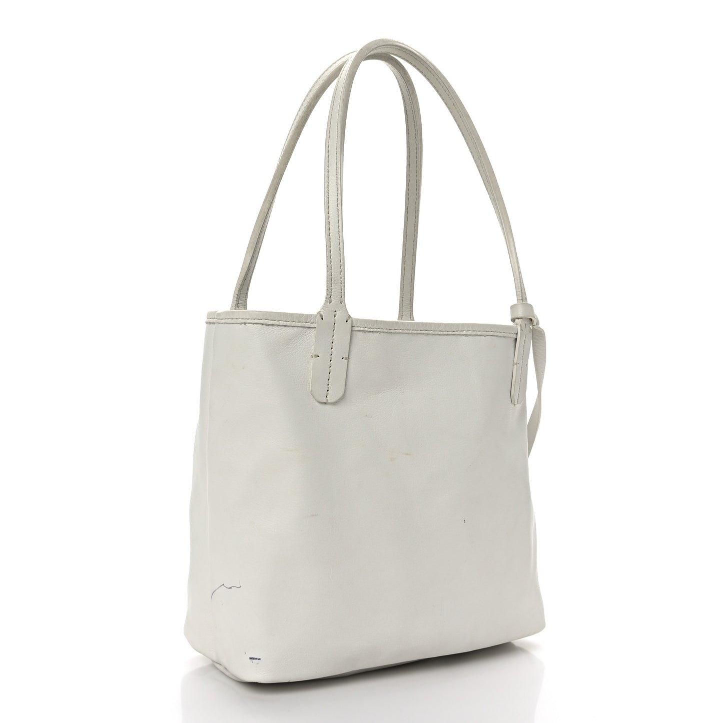 Goyardine Reversible Mini Anjou White